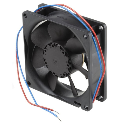 ebm-papst 8400 N Series Axial Fan, 12 V dc, DC Operation, 69m³/h, 2W, 170mA Max, 80 x 80 x 25mm