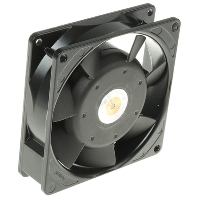 ebm-papst 3900 Series Axial Fan, 230 V ac, AC Operation, 45m³/h, 6W, 26mA Max, 92 x 92 x 25mm