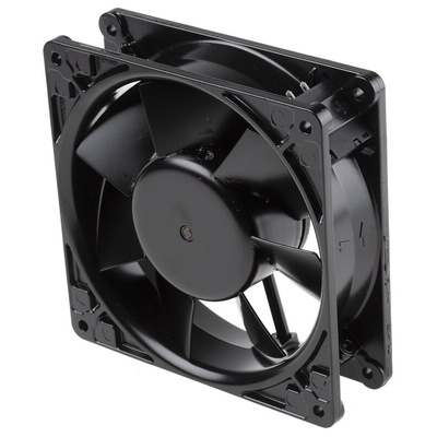 ebm-papst W2G115 Series Axial Fan, 24 V dc, DC Operation, 245m³/h, 4.7W, 196mA Max, 127 x 127 x 38mm
