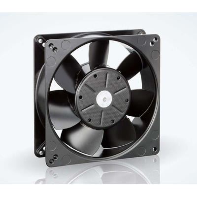 ebm-papst 5100 N Series Axial Fan, 24 V dc, DC Operation, 260m³/h, 9.5W, 400mA Max, IP20, 135 x 135 x 38mm