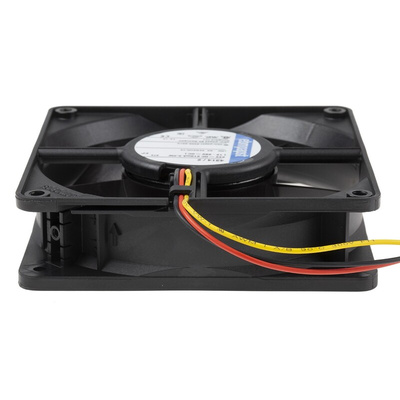 ebm-papst 4300 Series Axial Fan, 24 V dc, DC Operation, 170m³/h, 5W, 208mA Max, 119 x 119 x 32mm