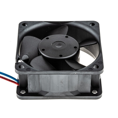 ebm-papst 600 N Series Axial Fan, 12 V dc, DC Operation, 56m³/h, 3.8W, 317mA Max, 60 x 60 x 25mm