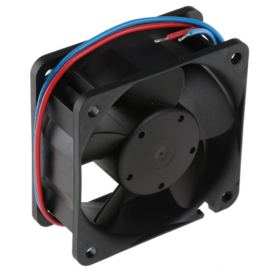 ebm-papst 600 N Series Axial Fan, 24 V dc, DC Operation, 54m³/h, 3.6W, 150mA Max, 60 x 60 x 25mm
