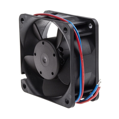 ebm-papst 600 N Series Axial Fan, 12 V dc, DC Operation, 40m³/h, 2W, 165mA Max, 60 x 60 x 25mm