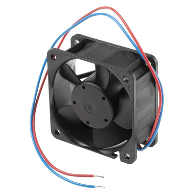 ebm-papst 600 N Series Axial Fan, 24 V dc, DC Operation, 21m³/h, 1W, 41mA Max, 60 x 60 x 25mm