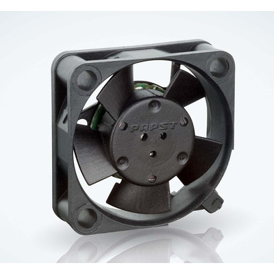 ebm-papst 250 Series Axial Fan, 12 V dc, DC Operation, 3.4m³/h, 450mW, 42mA Max, IP20, 25 x 25 x 8mm