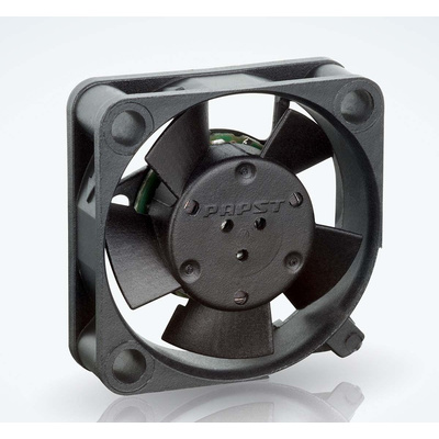 ebm-papst 250 Series Axial Fan, 5 V dc, DC Operation, 3.5m³/h, 400mW, 80mA Max, IP20, 25 x 25 x 8mm