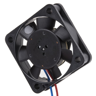 ebm-papst 400 F Series Axial Fan, 5 V dc, DC Operation, 8m³/h, 700mW, 140μA Max, 40 x 40 x 10mm