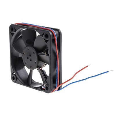 ebm-papst 600 F Series Axial Fan, 12 V dc, DC Operation, 19m³/h, 400mW, 33mA Max, 60 x 60 x 15mm
