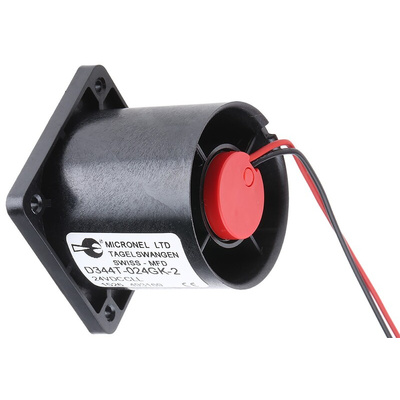 Micronel D340T Series Axial Fan, 24 V dc, DC Operation, 16.56m³/h, 960mW, 50mA Max, 40 x 40 x 36mm