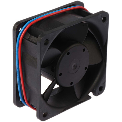 ebm-papst 600 N Series Axial Fan, 24 V dc, DC Operation, 56m³/h, 2.9W, 121mA Max, 60 x 60 x 25mm