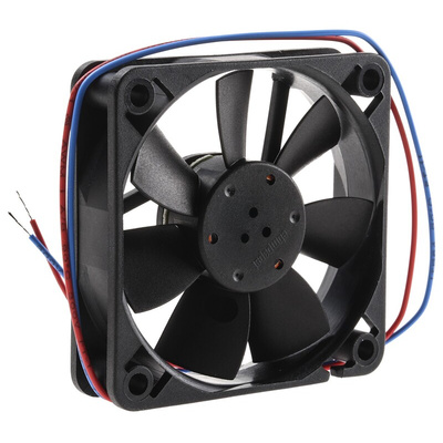 ebm-papst 600 F Series Axial Fan, 12 V dc, DC Operation, 33m³/h, 1.4W, 117mA Max, 60 x 60 x 15mm