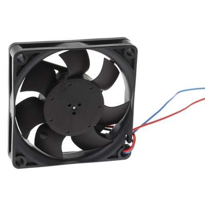 ebm-papst 700 F Series Axial Fan, 12 V dc, DC Operation, 44m³/h, 1.7W, 142mA Max, 70 x 70 x 15mm