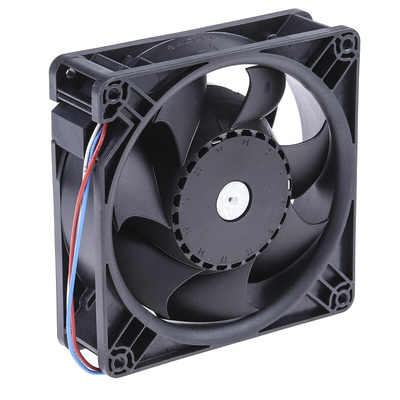 ebm-papst DV 5200 Series Axial Fan, 24 V dc, DC Operation, 270m³/h, 20W, 850mA Max, 127 x 127 x 38mm