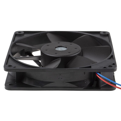 ebm-papst 4400 F Series Axial Fan, 12 V dc, DC Operation, 94m³/h, 1.3W, 108mA Max, 119 x 119 x 25mm