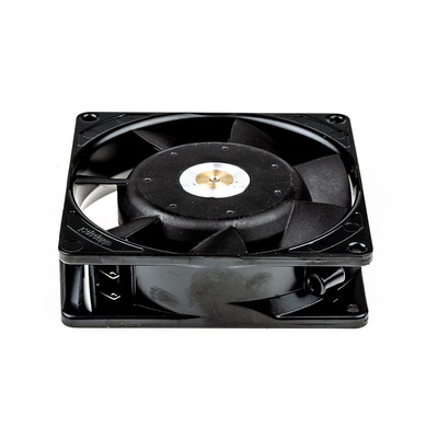 ebm-papst 3900 Series Axial Fan, 230 V ac, AC Operation, 59m³/h, 11W, 48mA Max, 92 x 92 x 25mm