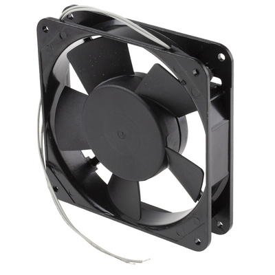 Sunon SP Series Axial Fan, 115 V ac, AC Operation, 136m³/h, 18W, 190mA Max, 120 x 120 x 25mm