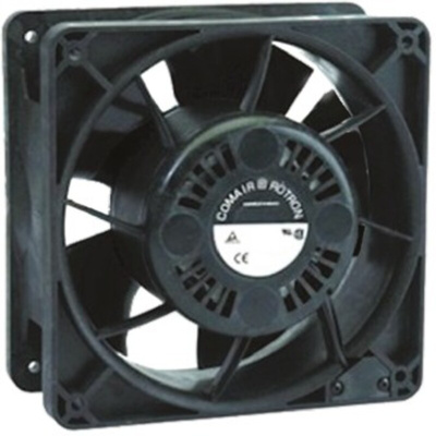 COMAIR ROTRON Tarzan Series Axial Fan, 115 V ac, AC Operation, 560m³/h, 59W, 490mA Max, 176 x 176 x 112mm