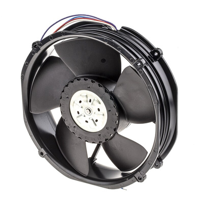 ebm-papst 2200 FTD Series Axial Fan, 24 V dc, DC Operation, 790m³/h, 41W, 200 x 50.8mm