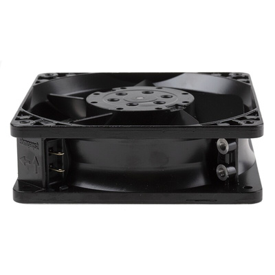 ebm-papst 4000 N Series Axial Fan, 230 V ac, AC Operation, 160m³/h, 19W, IP54, 119 x 119 x 38mm