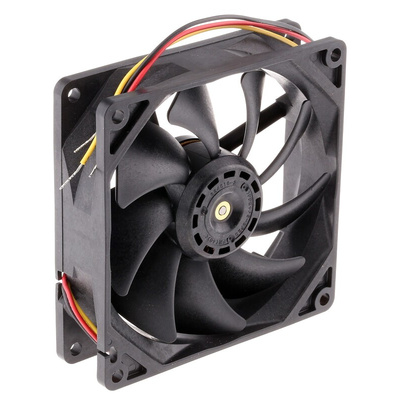 Sanyo Denki San Ace 9S Series Axial Fan, 12 V dc, DC Operation, 49.8m³/h, 840mW, 70mA Max, 92 x 92 x 25mm