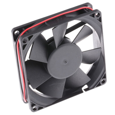 Sunon ME Series Axial Fan, 12 V dc, DC Operation, 61.2m³/h, 1.56W, 130mA Max, 80 x 80 x 20mm