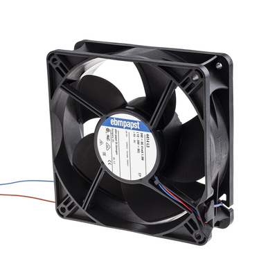 ebm-papst 4400 Series Axial Fan, 24 V dc, DC Operation, 100m³/h, 1W, 119 x 119 x 38mm