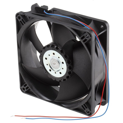 ebm-papst 4400 Series Axial Fan, 24 V dc, DC Operation, 150m³/h, 2.4W, 119 x 119 x 38mm