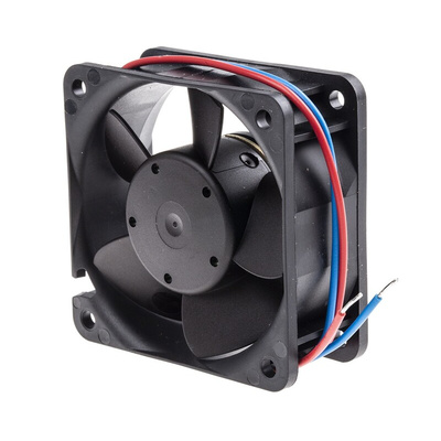 ebm-papst 600 N Series Axial Fan, 12 V dc, DC Operation, 35m³/h, 1.2W, 60 x 60 x 25mm