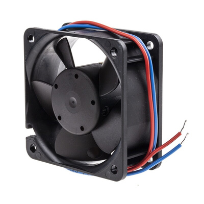ebm-papst 600 N Series Axial Fan, 12 V dc, DC Operation, 25m³/h, 700mW, 60 x 60 x 25mm