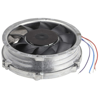 ebm-papst DV 6300 TD - S-Force Series Axial Fan, 48 V dc, DC Operation, 1050m³/h, 300W, 172 x 51mm