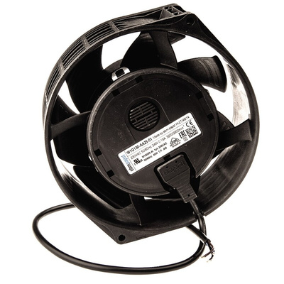 ebm-papst W1G130 Series Axial Fan, 230 V ac, AC Operation, 370m³/h, 25W, IP54, 150 x 57mm