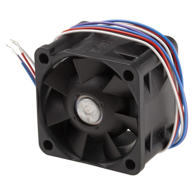 ebm-papst 420 J Series Axial Fan, 12 V dc, DC Operation, 38m³/h, 7.9W, 40 x 40 x 28mm