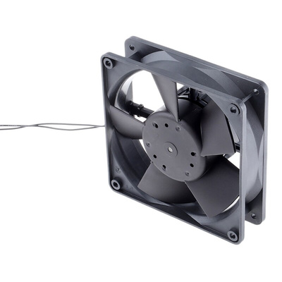 ebm-papst AC 4300 Series Axial Fan, 85 → 265 V ac, AC Operation, 204m³/h, 12W, IP65, 119 x 119 x 32mm