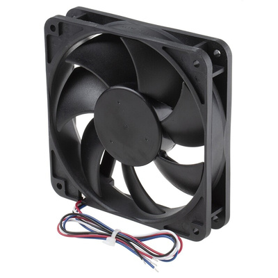 ARX CeraDyna Series Axial Fan, 24 V dc, DC Operation, 250m³/h, 11.28W, 470mA Max, 120 x 120 x 25mm