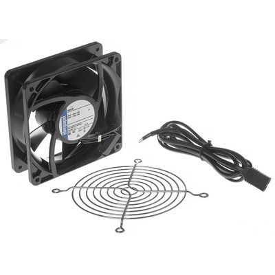 ebm-papst 4000 N Series Axial Fan Kit, 230 V ac, AC Operation, 80m³/h, 11W, 119 x 119 x 38mm