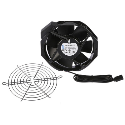 ebm-papst W2E142 Series Axial Fan Kit, 230 V ac, AC Operation, 330m³/h, 27W, 172 x 150 x 38mm