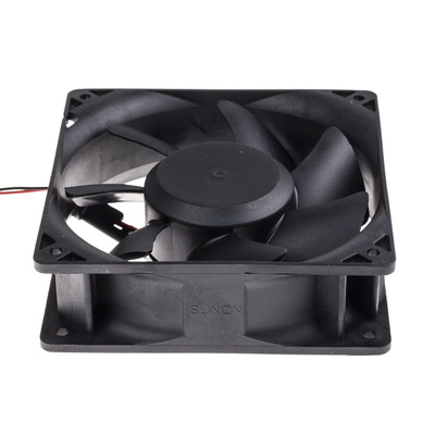 Sunon PMD Series Axial Fan, 24 V dc, DC Operation, 289m³/h, 13.7W, 570mA Max, 120 x 120 x 38mm