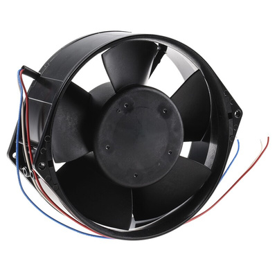 ebm-papst 7200 N Series Axial Fan, 24 V dc, DC Operation, 360m³/h, 12W, 150 x 55mm