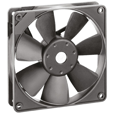 ebm-papst 4400 F Series Axial Fan, 12 V dc, DC Operation, 114m³/h, 2W, 119 x 119 x 25mm