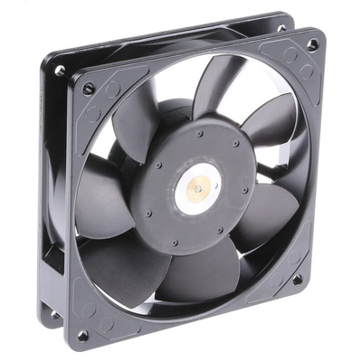 ebm-papst 9900 Series Axial Fan, 24 V ac, AC Operation, 114m³/h, 14W, 119 x 119 x 25mm