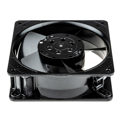 ebm-papst 4000 Z Series Axial Fan, 230 V ac, AC Operation, 160m³/h, 19W, 119 x 119 x 38mm