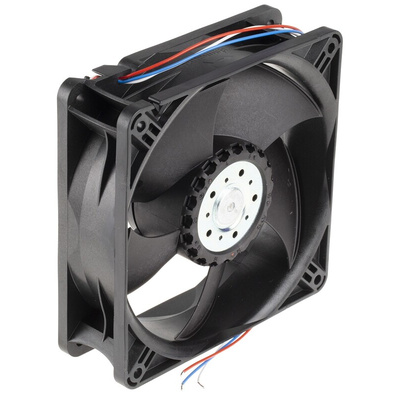 ebm-papst 4400 Series Axial Fan, 24 V dc, DC Operation, 240m³/h, 8.6W, 119 x 119 x 38mm