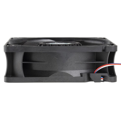 ebm-papst 4400 Series Axial Fan, 24 V dc, DC Operation, 240m³/h, 8.6W, 119 x 119 x 38mm