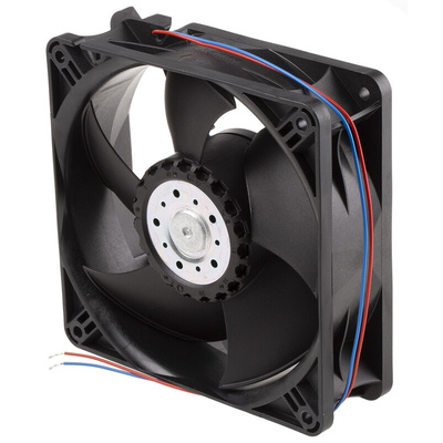 ebm-papst 4400 Series Axial Fan, 24 V dc, DC Operation, 240m³/h, 8.6W, 119 x 119 x 38mm
