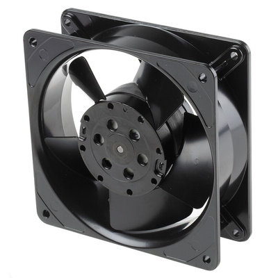 ebm-papst 4000 Z Series Axial Fan, 115 V ac, AC Operation, 180m³/h, 18W, 119 x 119 x 38mm