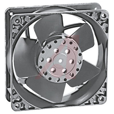 ebm-papst 4000 Series Axial Fan, 115 V ac, AC Operation, 180m³/h, 18W, 119 x 119 x 38mm