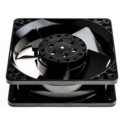 ebm-papst 4000 Series Axial Fan, 230 V ac, AC Operation, 160m³/h, 19W, IP20, 119 x 119 x 38mm