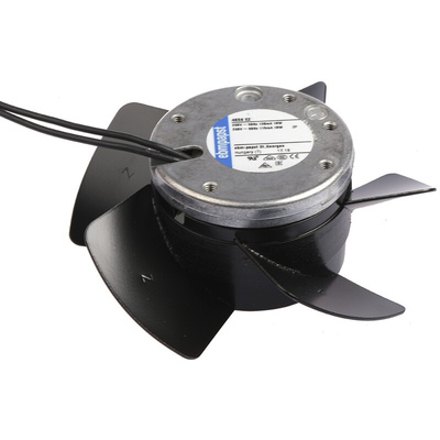 ebm-papst 4000 Series Axial Fan, 230 V ac, AC Operation, 160m³/h, 19W, IP20, 119 x 119 x 38mm