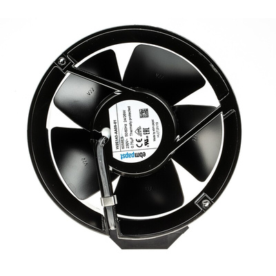 ebm-papst W2E142 Series Axial Fan, 230 V ac, AC Operation, 440m³/h, 26W, 172 x 51mm
